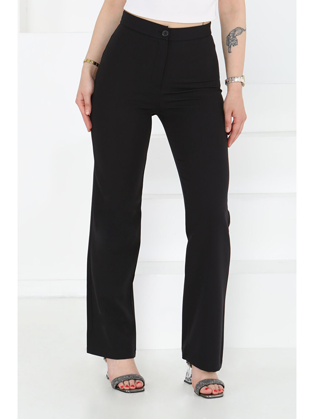 Kumaş Pantolon Siyah - 27246