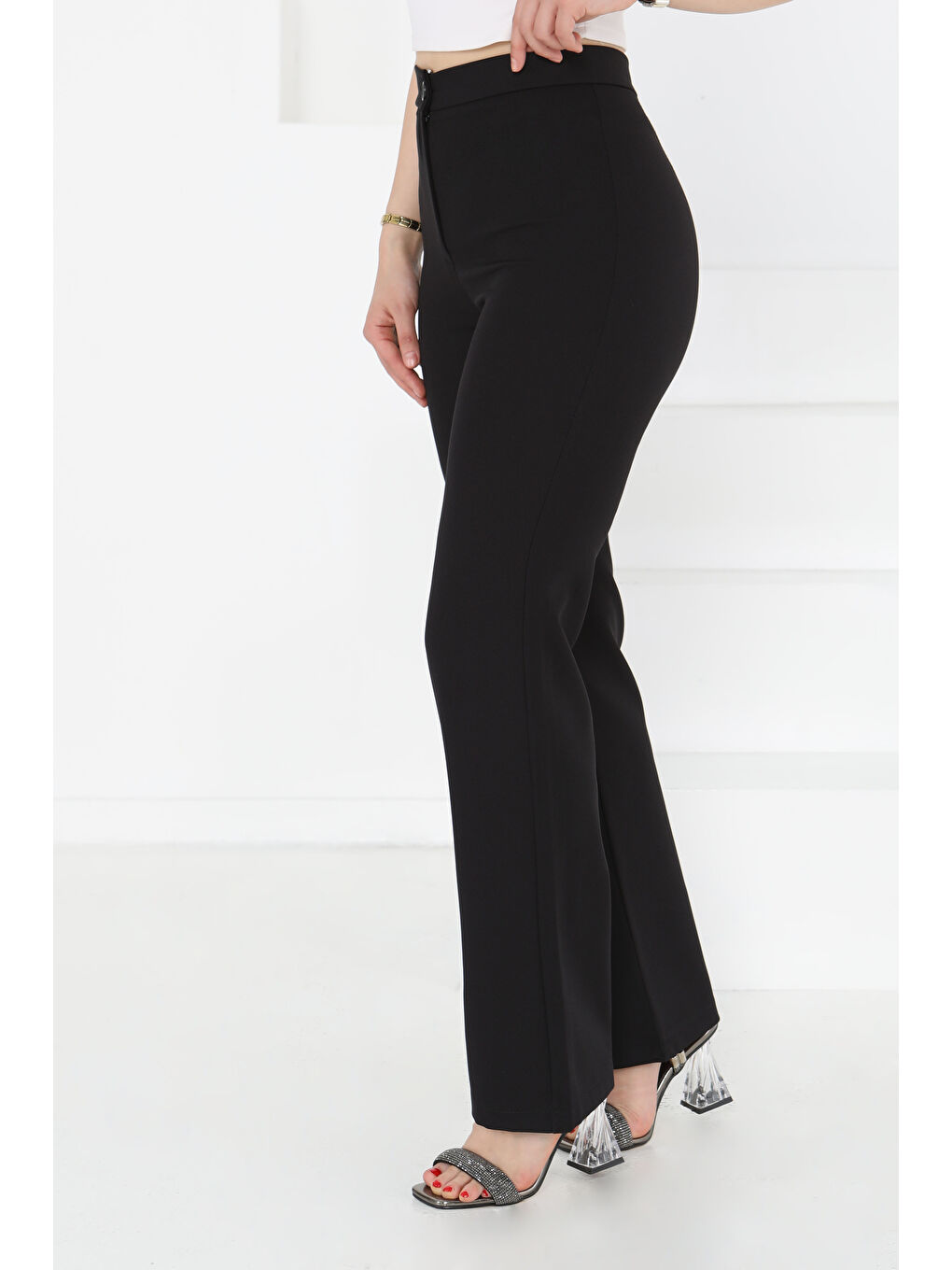 Kumaş Pantolon Siyah - 27246-2