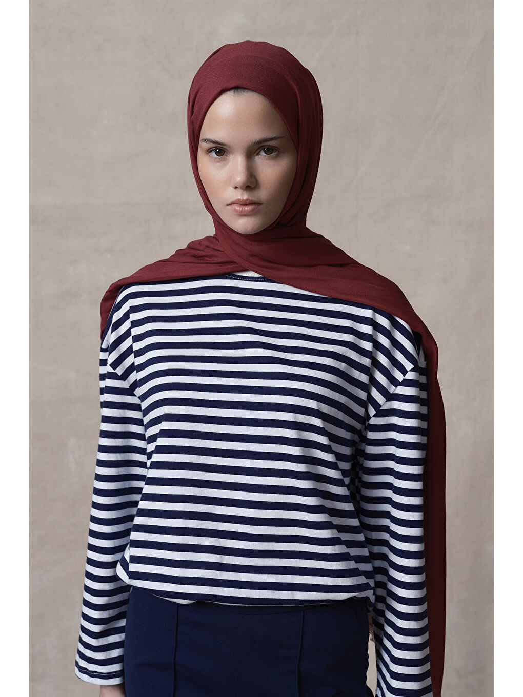Modal Şal Bordo-1
