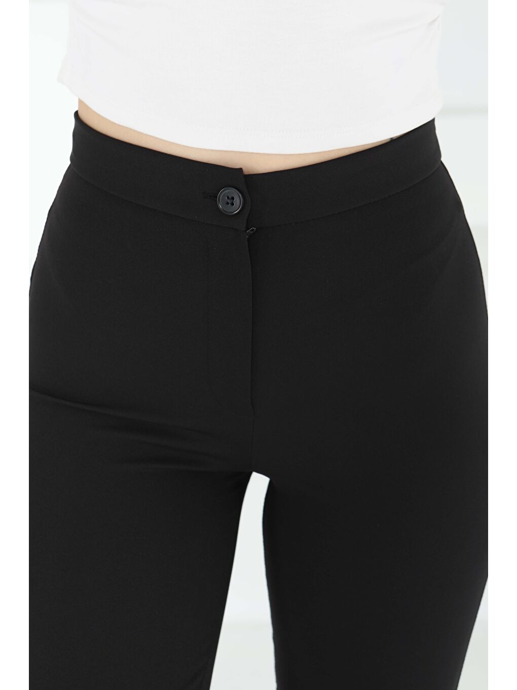 Kumaş Pantolon Siyah - 27246-3