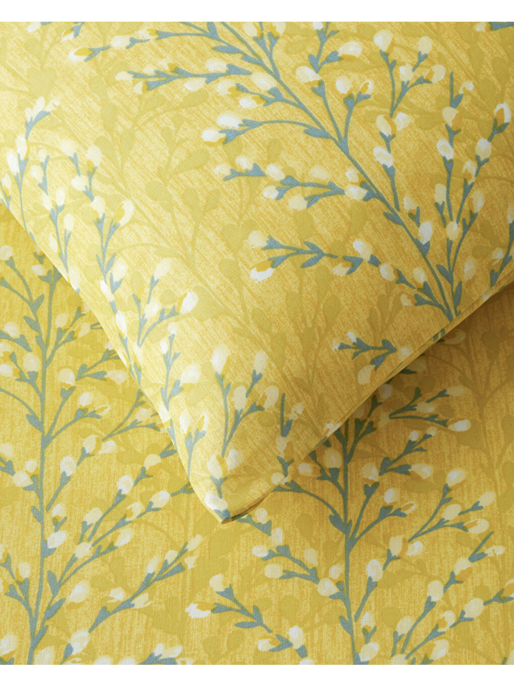 Branchmist Kolay Ütülenir Çift Kişilik Nevresim Seti 200x220 cm Sarı-4