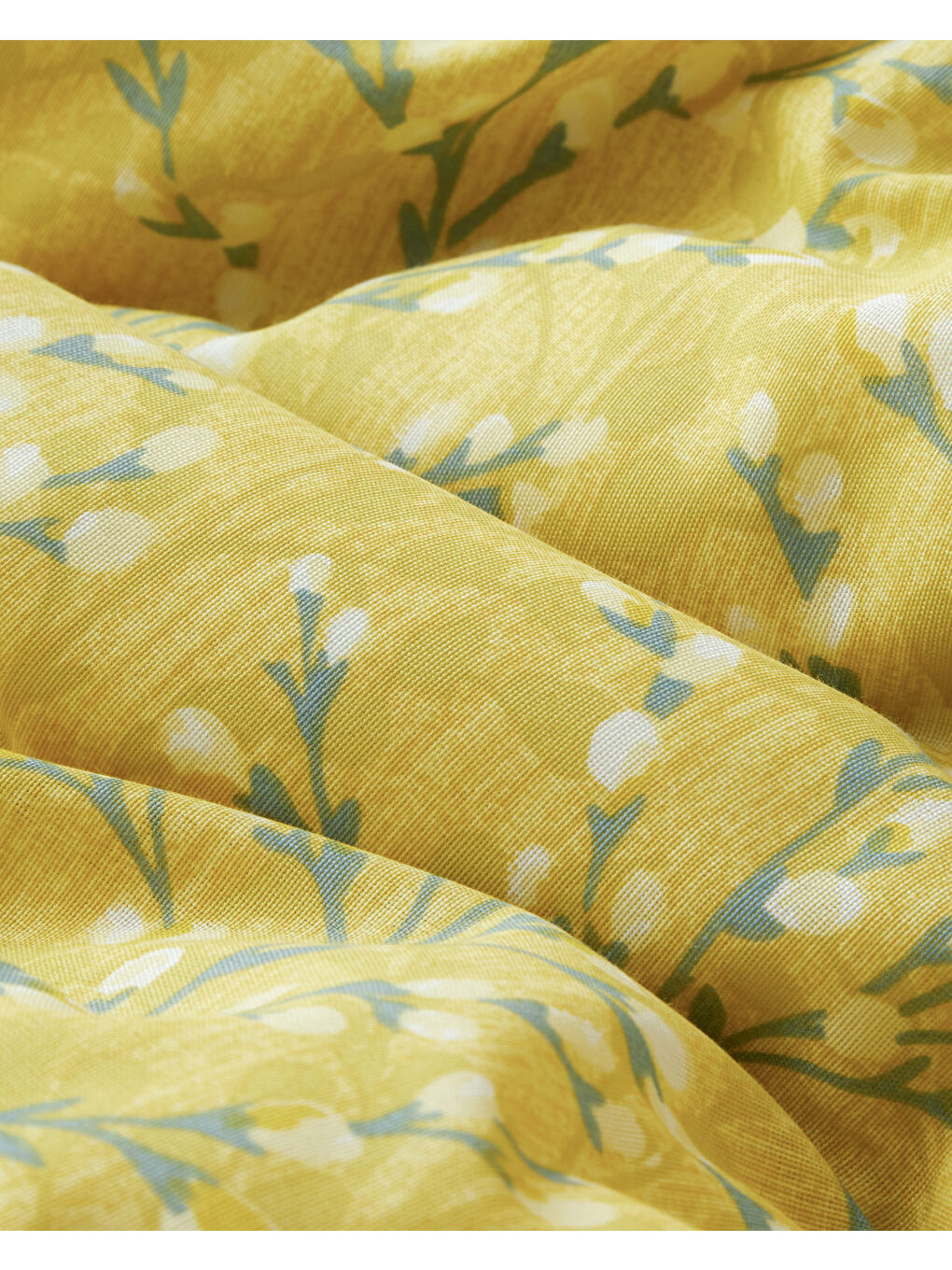 Branchmist Kolay Ütülenir Çift Kişilik Nevresim Seti 200x220 cm Sarı-5