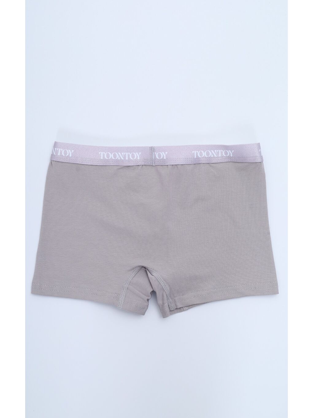 Ekru Erkek Çocuk Kemer Yazı Baskılı 4lü Paket Boxer-6