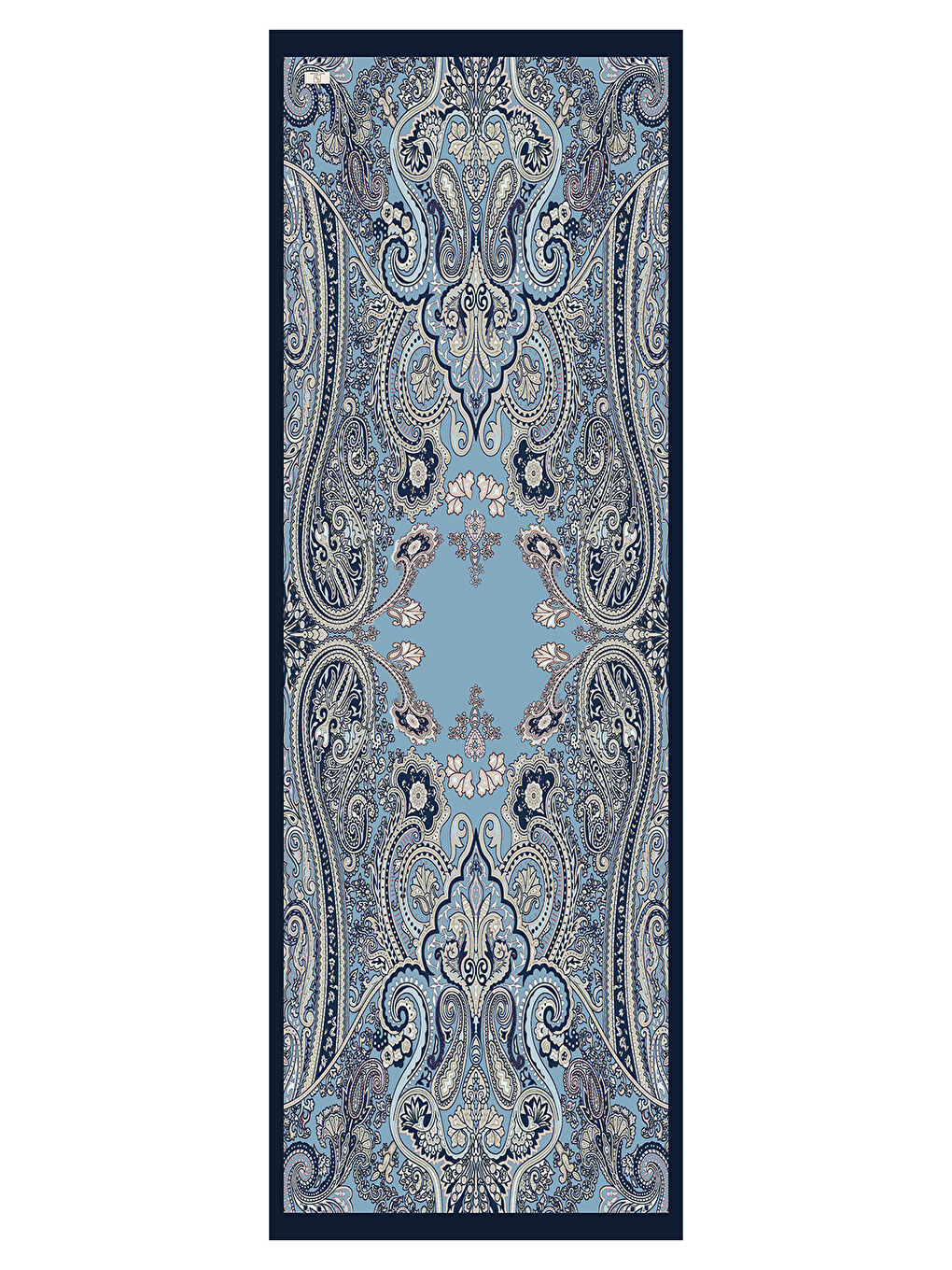 Deluxe Summer Şal Jade İndigo-1