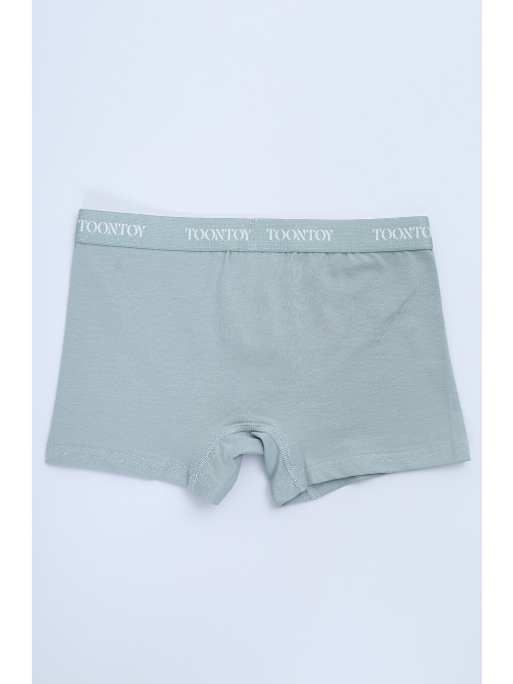 Ekru Erkek Çocuk Kemer Yazı Baskılı 4lü Paket Boxer-8