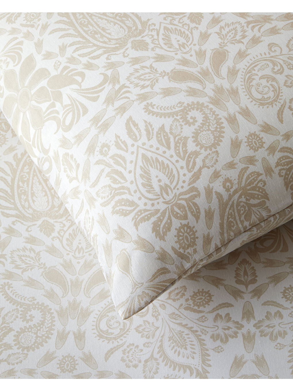 Boho Elegance Kolay Ütülenir Çarşaflı Çift Kişilik Nevresim Takımı 200x220 cm Bej-4