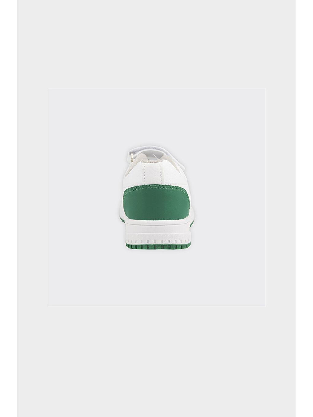 Erkek Çocuk Bloklu Cırt Cırtlı Beyaz Sneaker-3
