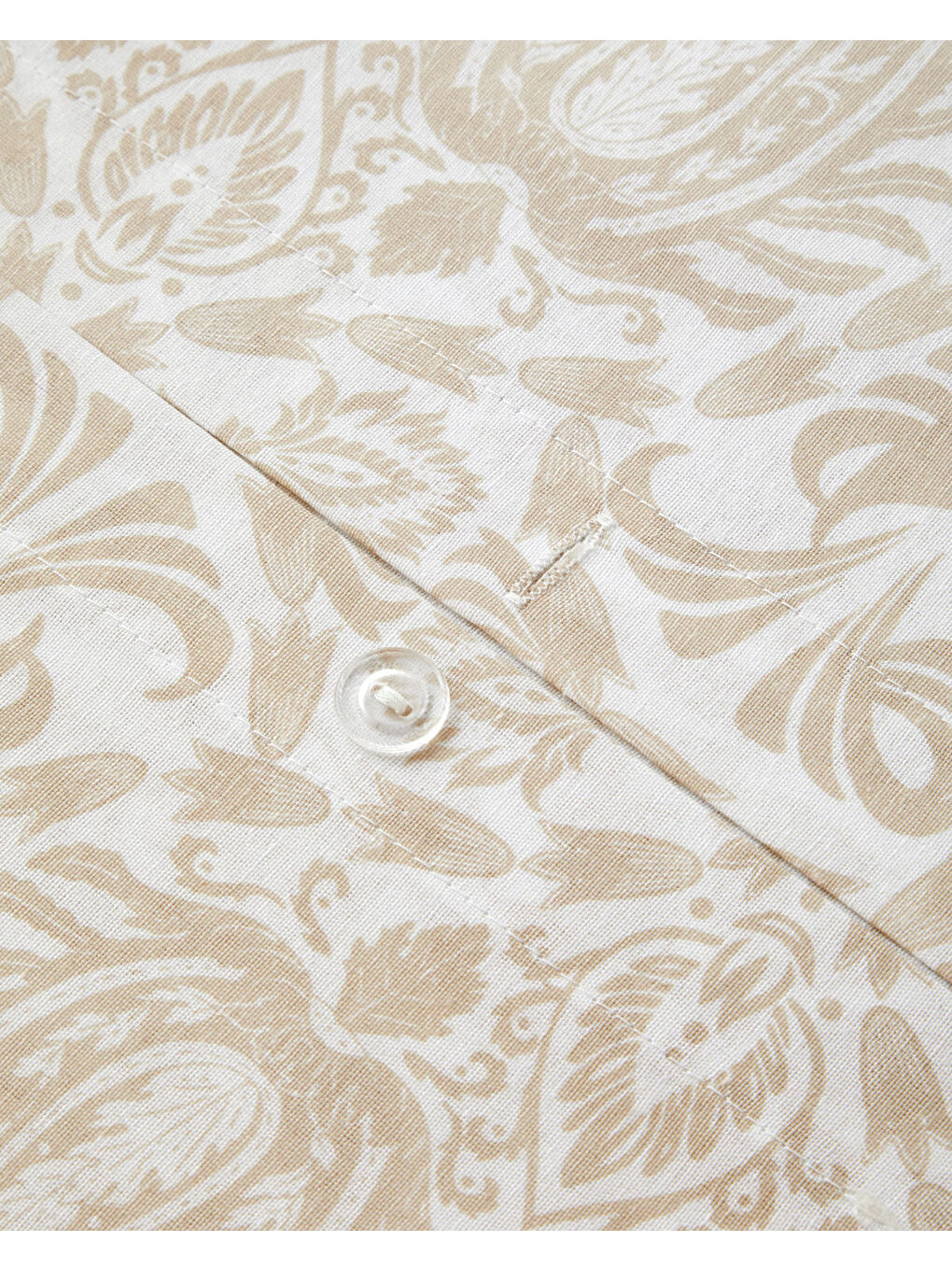 Boho Elegance Kolay Ütülenir Çarşaflı Çift Kişilik Nevresim Takımı 200x220 cm Bej-6