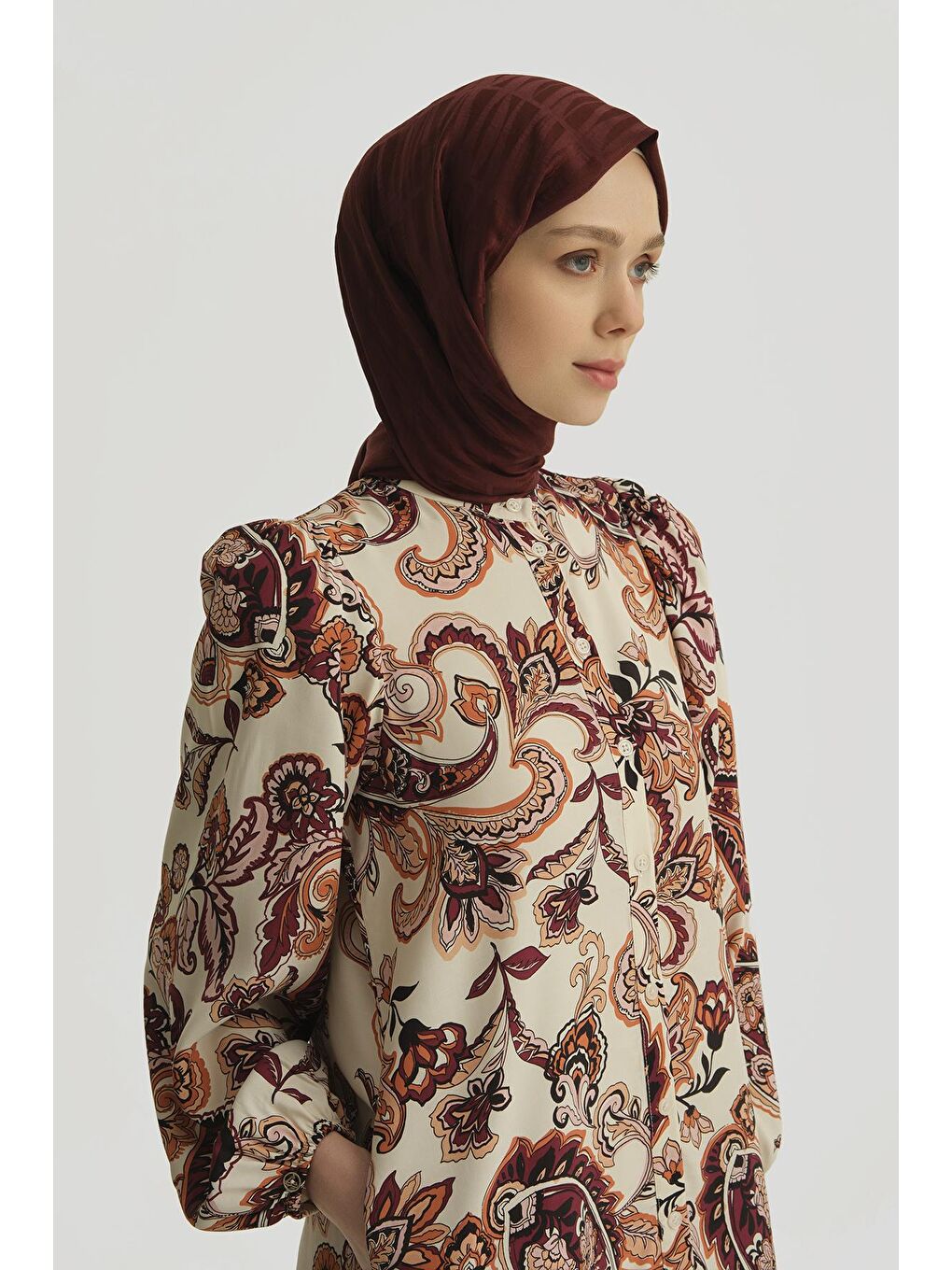 Karışık Trend Elbise 25Yt906 Mor