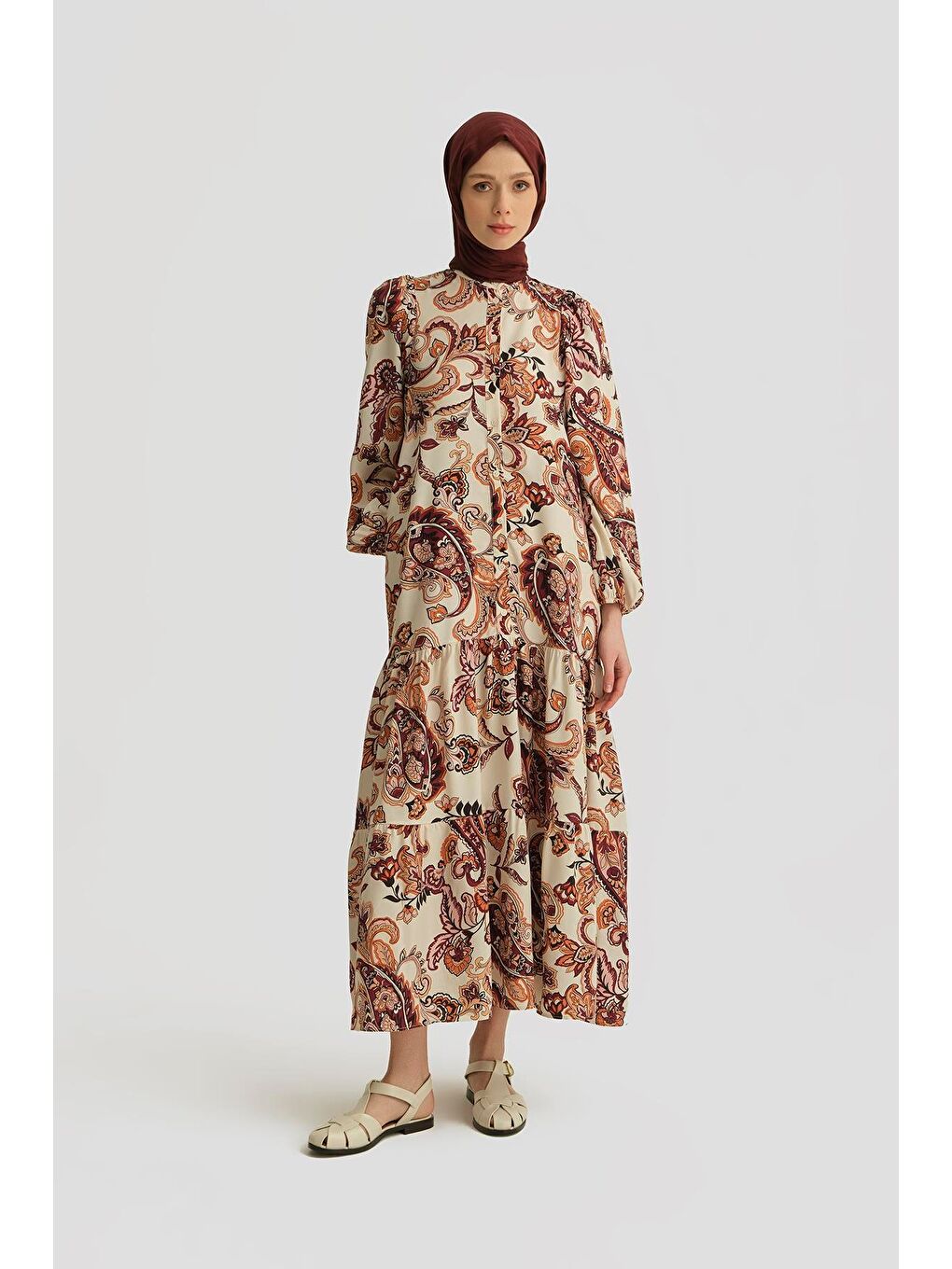 Karışık Trend Elbise 25Yt906 Mor-1