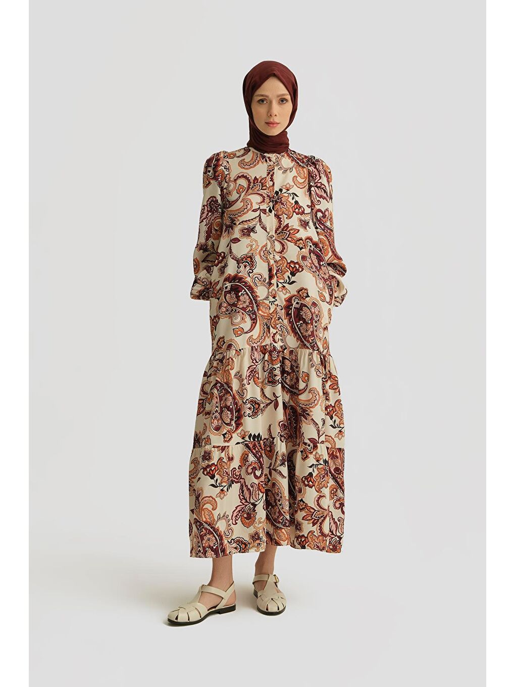 Karışık Trend Elbise 25Yt906 Mor-2