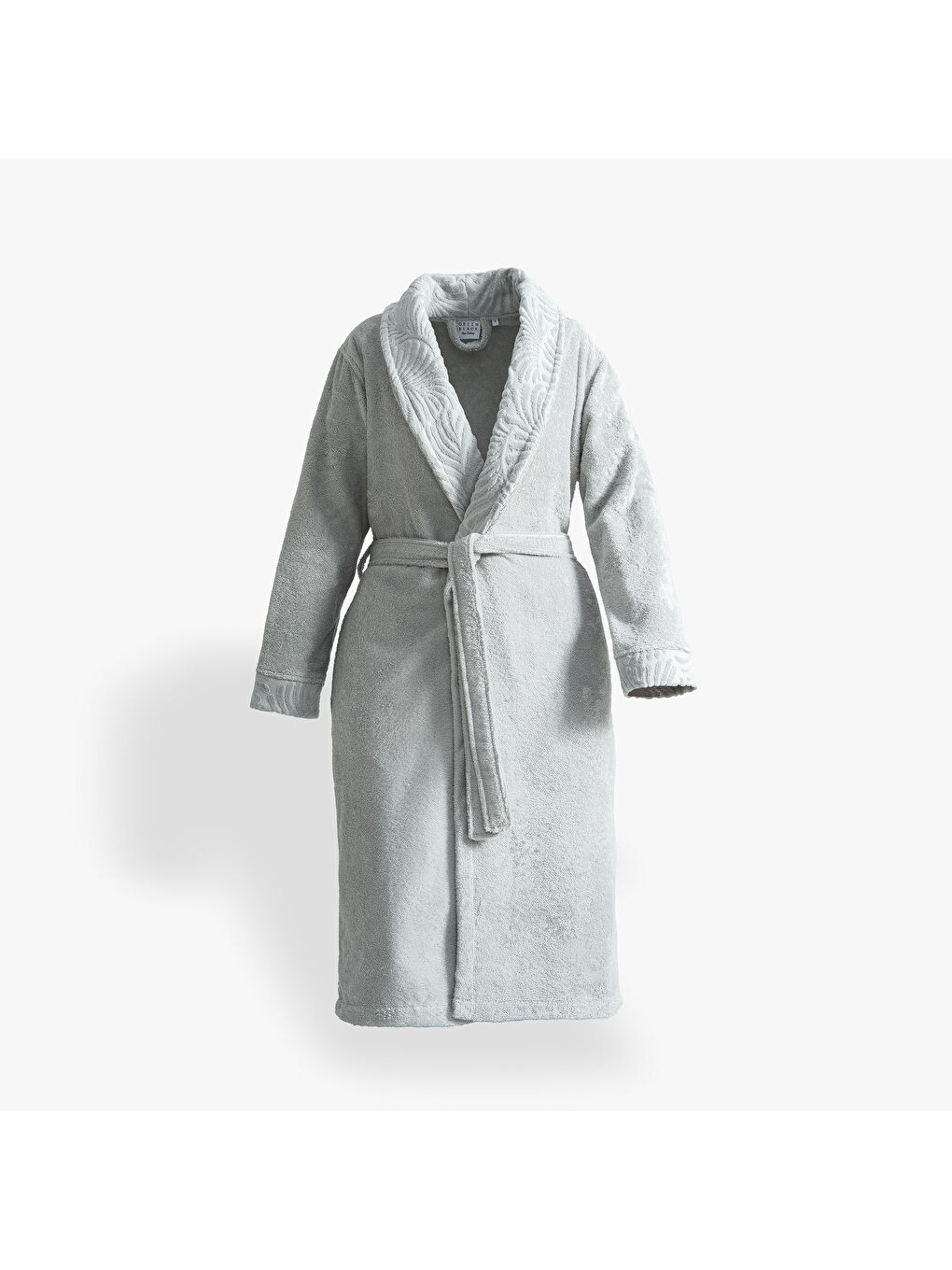 Turkuaz Fiorina Kadın Bornoz %100 Pamuk Jakarlı Mint