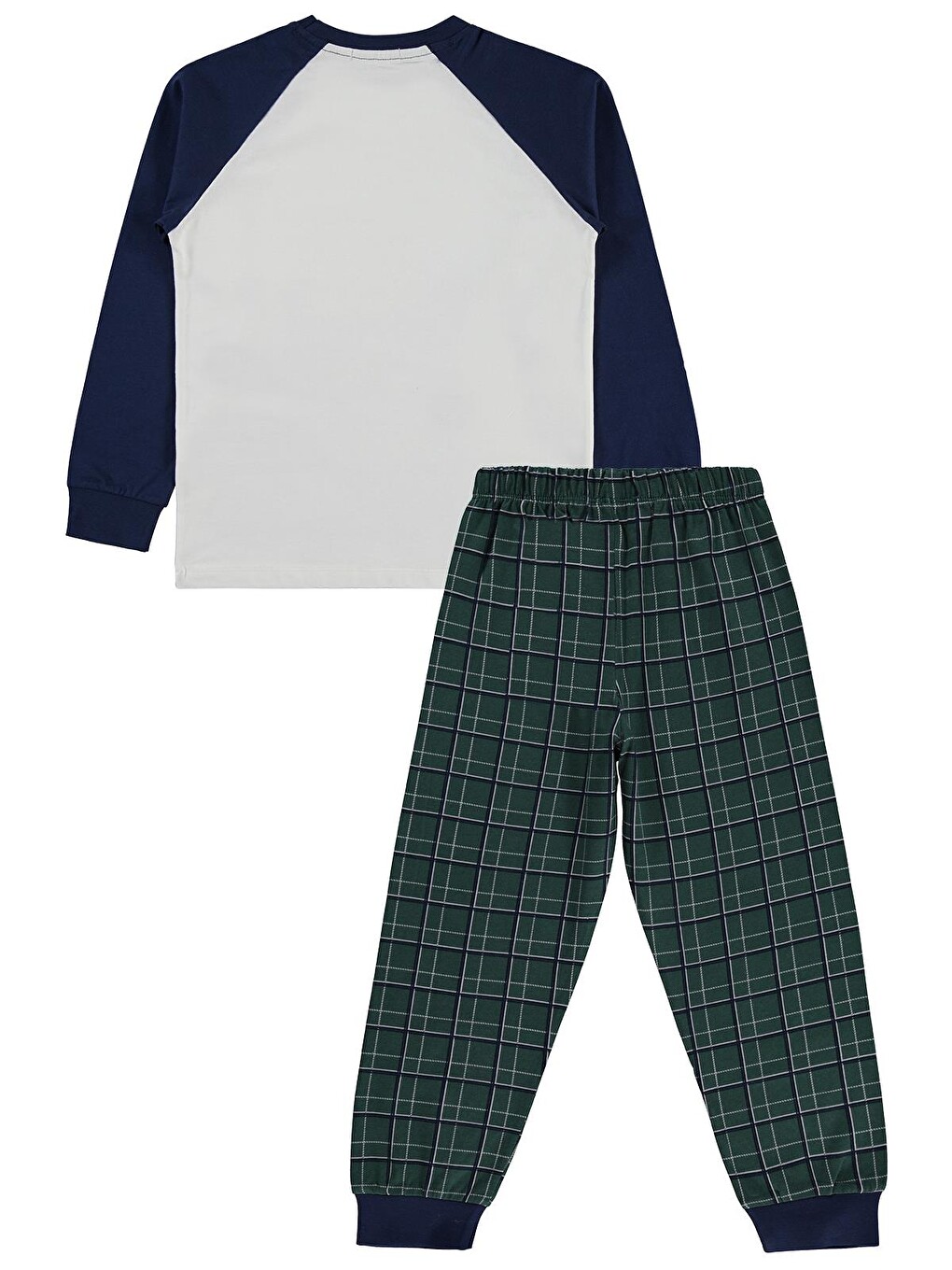 Boys Şapkalı Ayı 6-9 Yaş Pijama Takımı - Lacivert-2