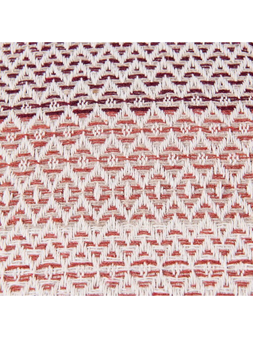 Lila Soft Vita Tek Kişilik Pike - Ekru / Kiremit - 160x230 cm-2