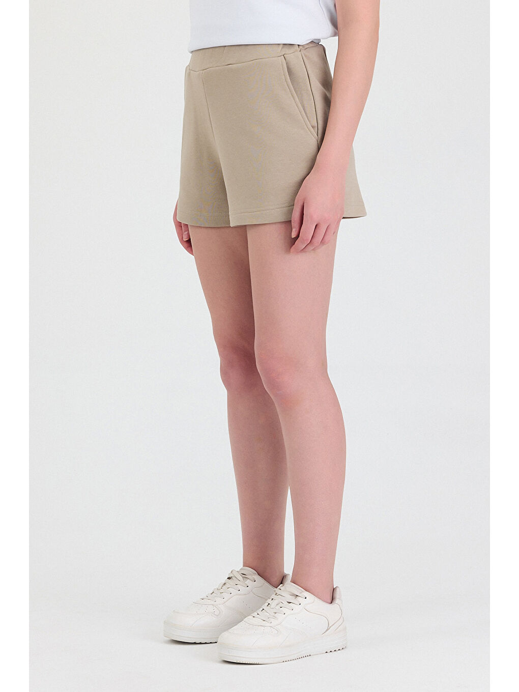 Bej Kadın Timeless Vizon Şort-4
