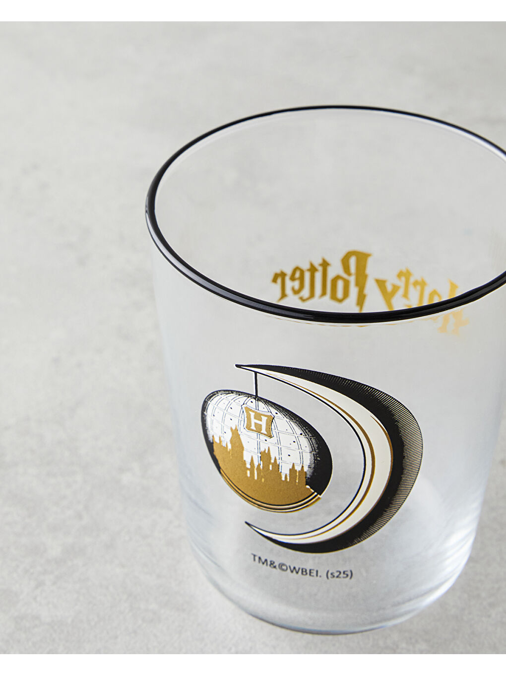 Beyaz Harry Potter Cam 3'lü Lisanslı Bardak 315 Ml Renkli-2