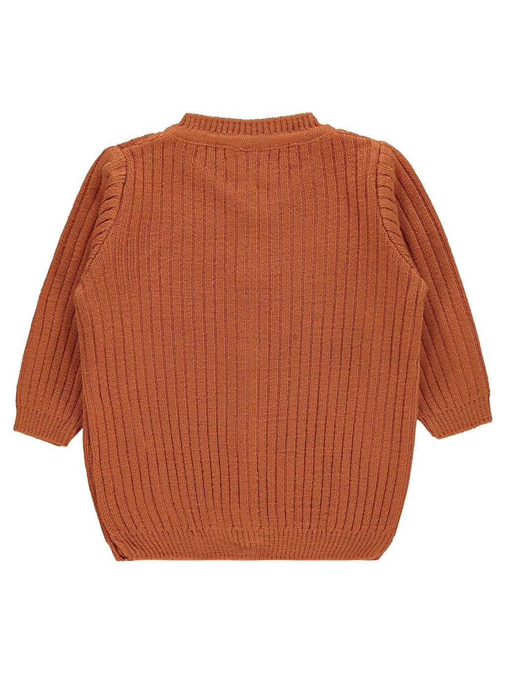 Baby Basic Fitilli 6-18 Ay Hırka - Turuncu 18-24 Ay-1