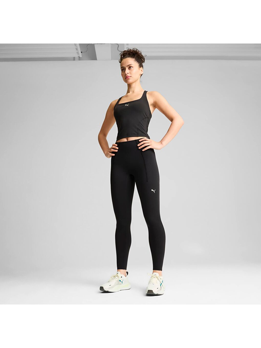 Siyah SHAPELUXE 2-in-1 Kadın Atlet