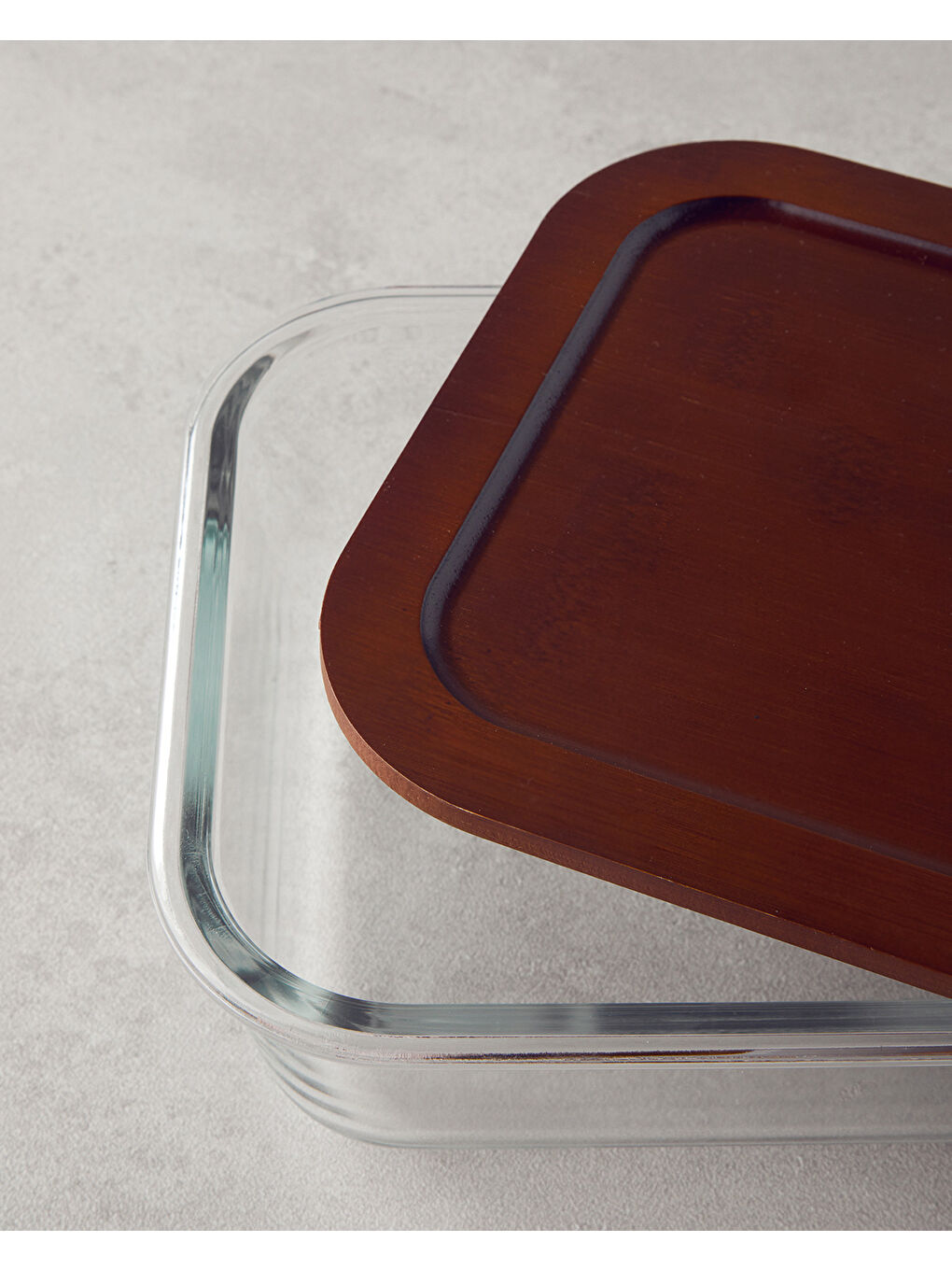 Kahverengi Baldwin Borosilikat Saklama Kabı 640 ml Kahve-2