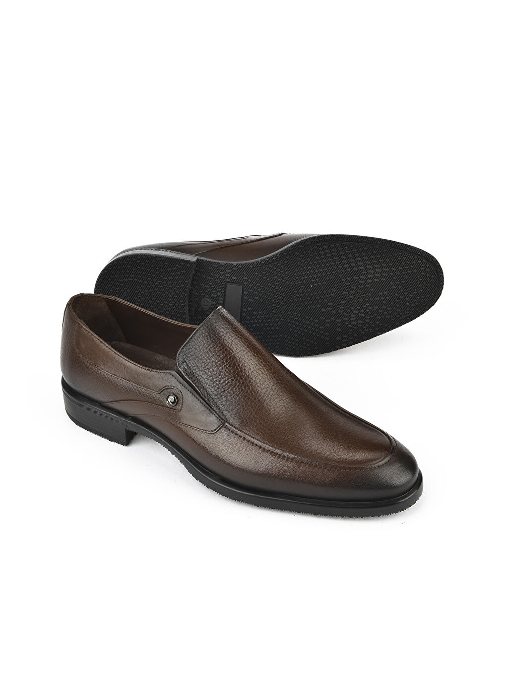 Kahverengi Erkek Hakiki Deri Ayakkabı 153745Z80172 Kahve-3