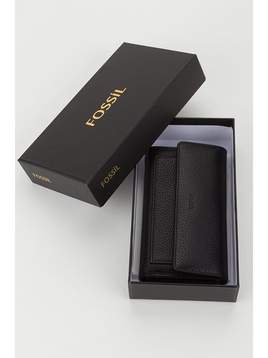 Siyah Kutulu Hakiki Deri Mavi Orta Boy Çok Gözlü Kadın El Portföyü Kartlık Cüzdan-5