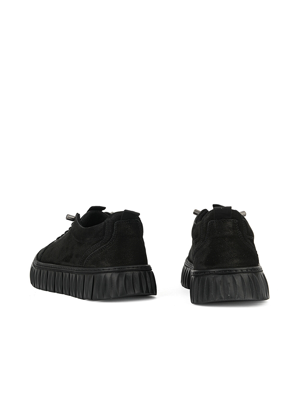 Erkek Hakiki Deri Sneaker 1631040zk2609 Siyah-4