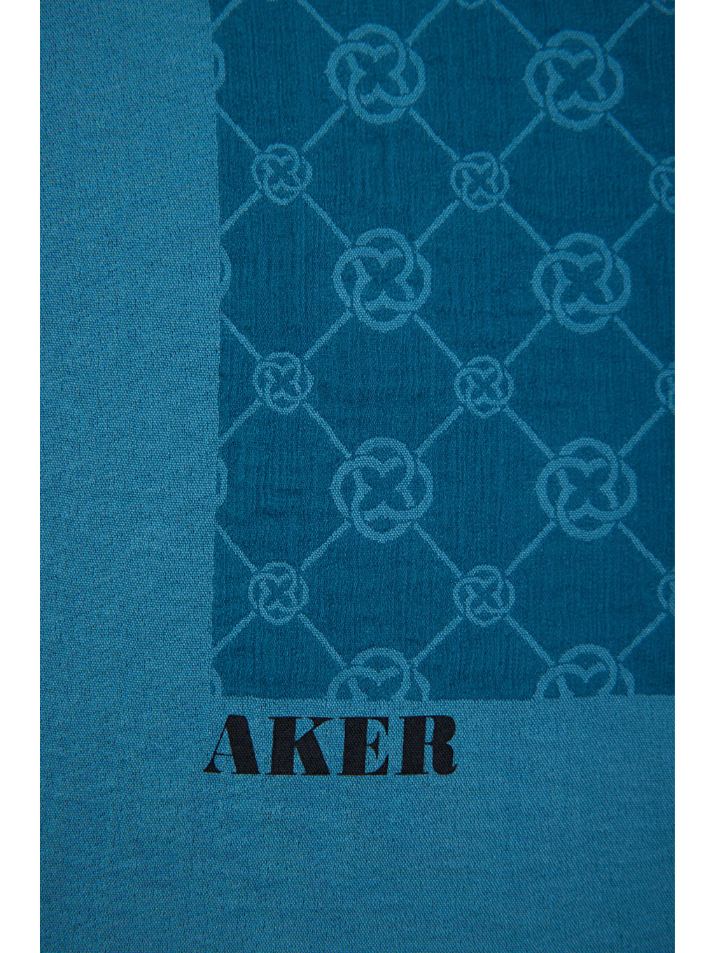Petrol 100X100 1090500 Elegance Monogram Eşarp-1