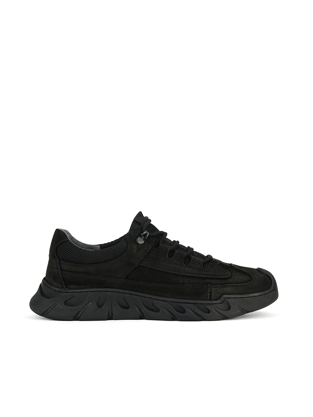 Erkek Hakiki Deri Sneaker 1631040zk2608 Siyah