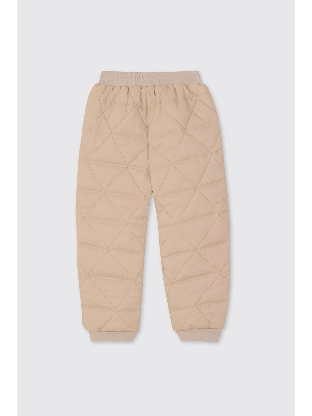 Erkek Bebek Kapitone Bej Eşofman Altı-1