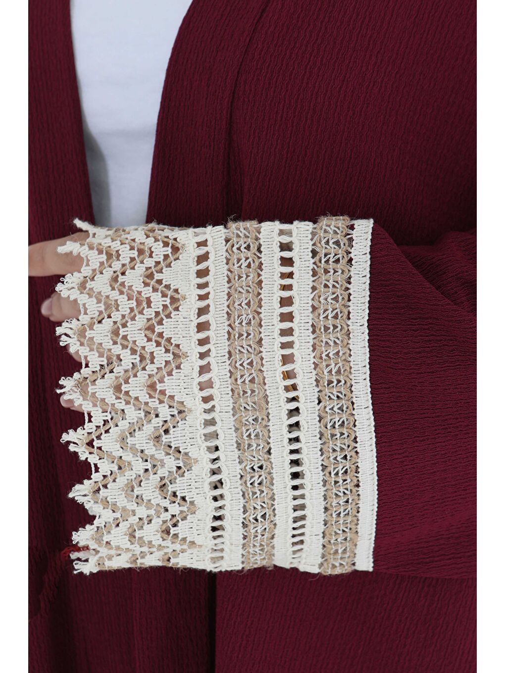 Kimono İkili Takım Bordo - 27242-5