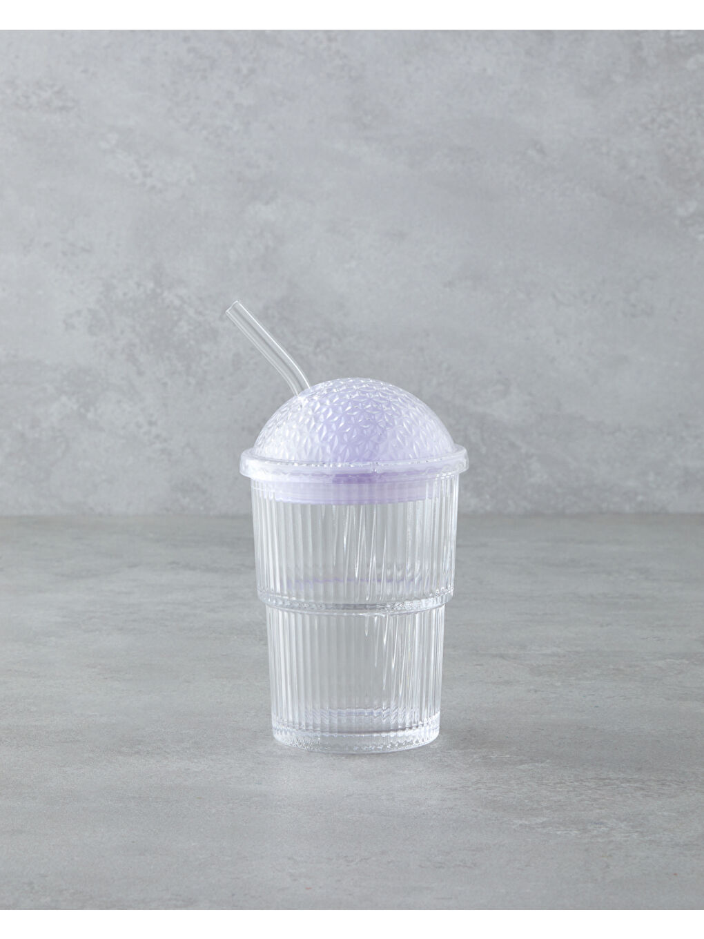 Gleam Cam Bardak 400 ml Lila