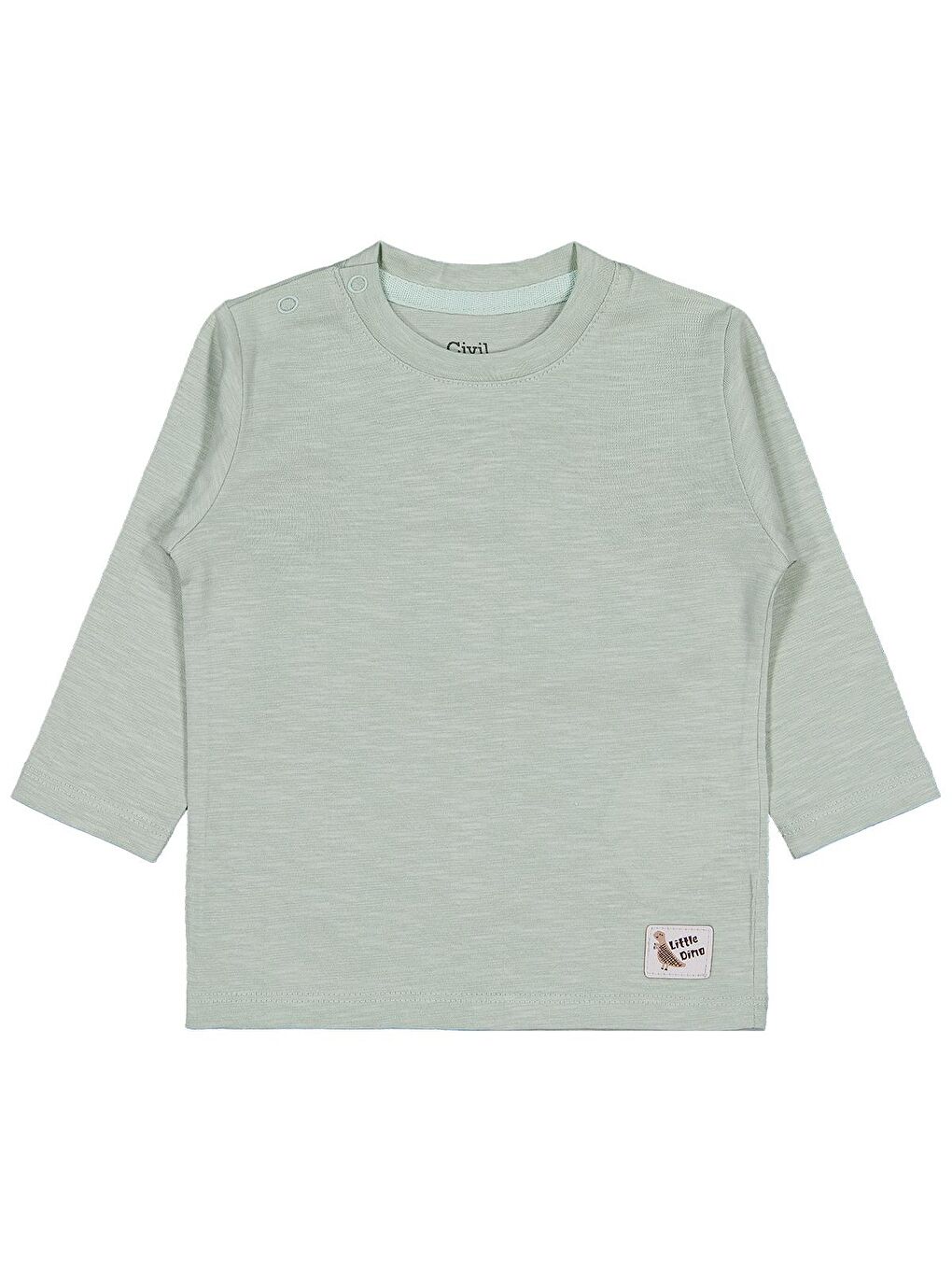 Baby Süs Etiketli 6-18 Ay Sweatshirt - Haki 9-12 Ay