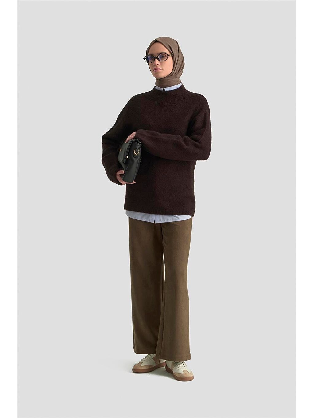 Düz Triko 25Kd6001 Siyah-1