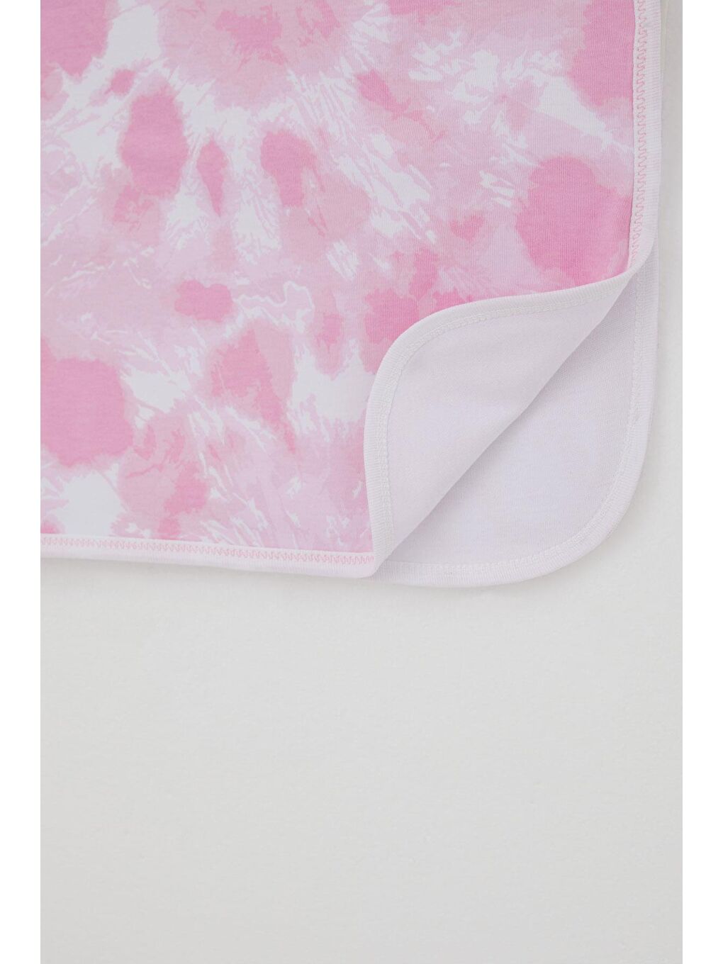 Yenidoğan Bebek Battaniyesi Batik Desenli Pembe (78 X 88 Cm)-2