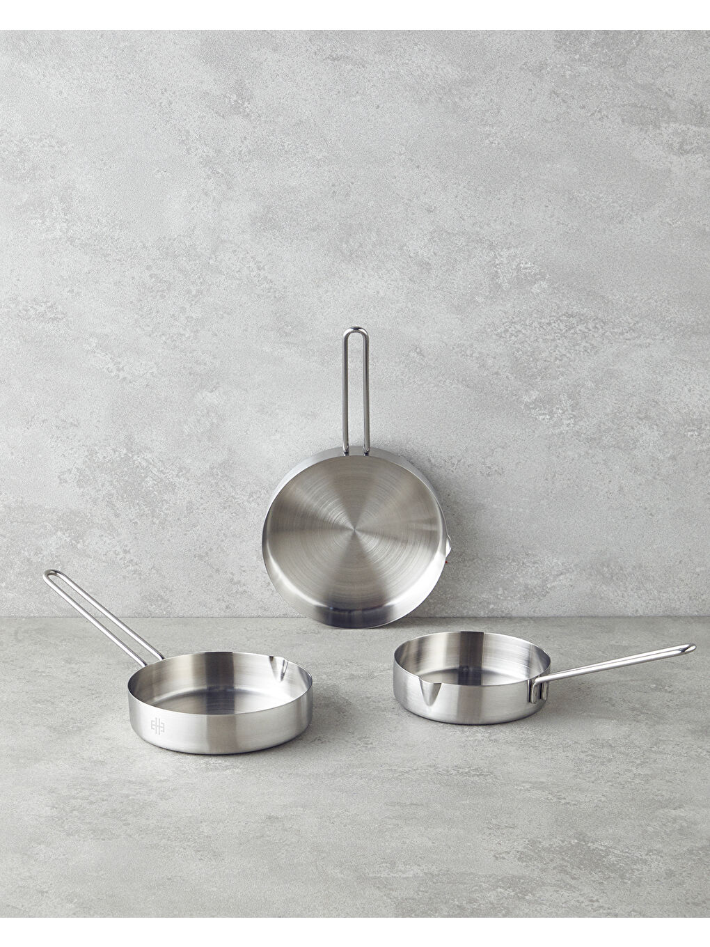 Gri SauceMate Paslanmaz Çelik Sos Tava 16 cm Silver-4