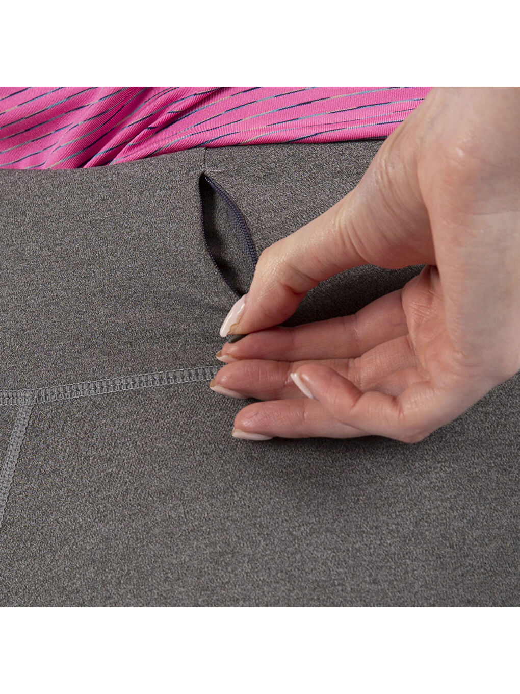 Vivien Marl - Active Leggings Kadın Gri Tayt-3