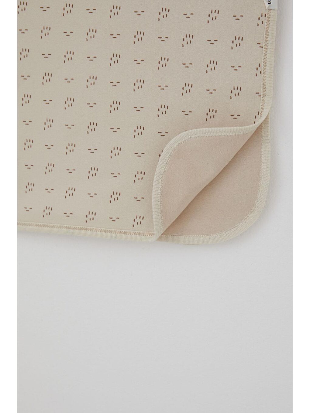 Yenidoğan Bebek Battaniyesi Desenli Bej (76 X 87 Cm)-2