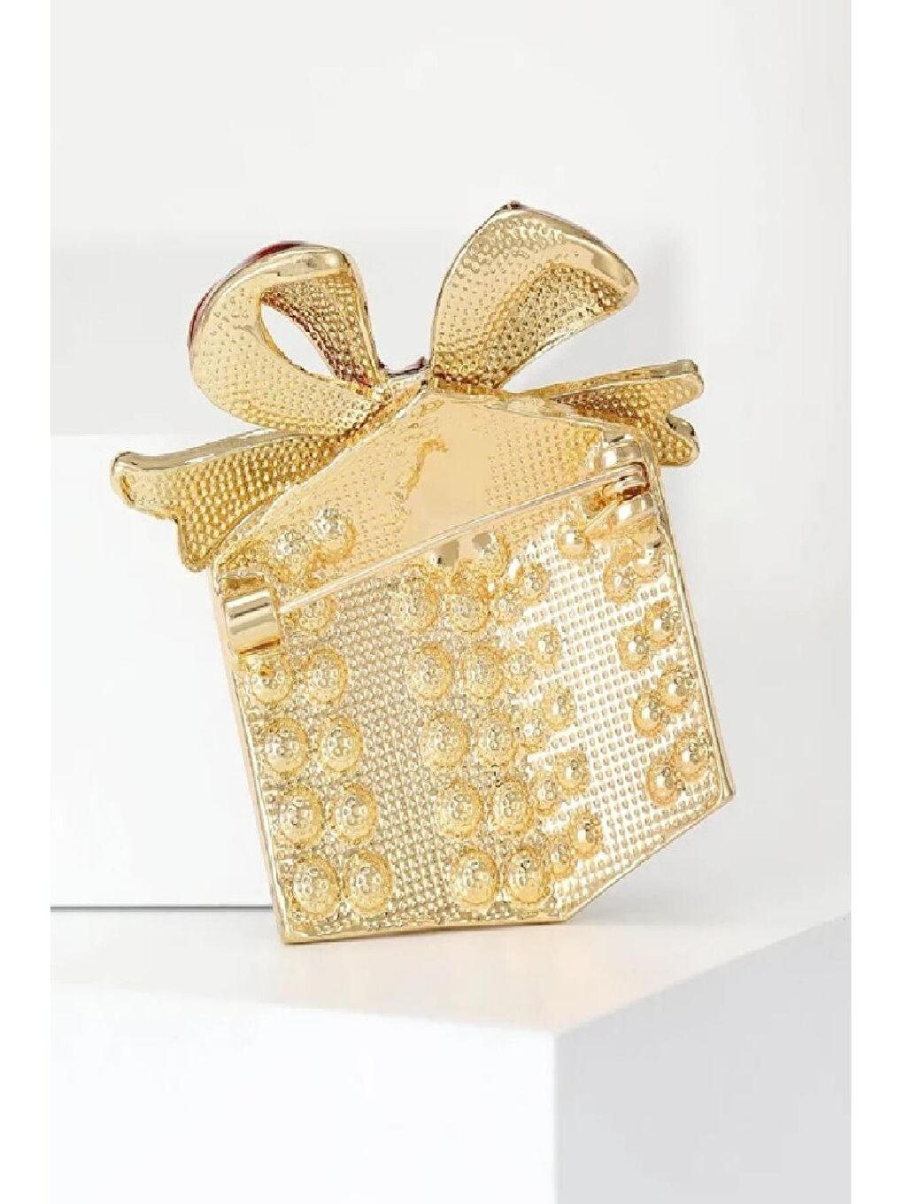 Sarı Yılbaşı Hediye Paketi Broş Yaka İğnesi-7