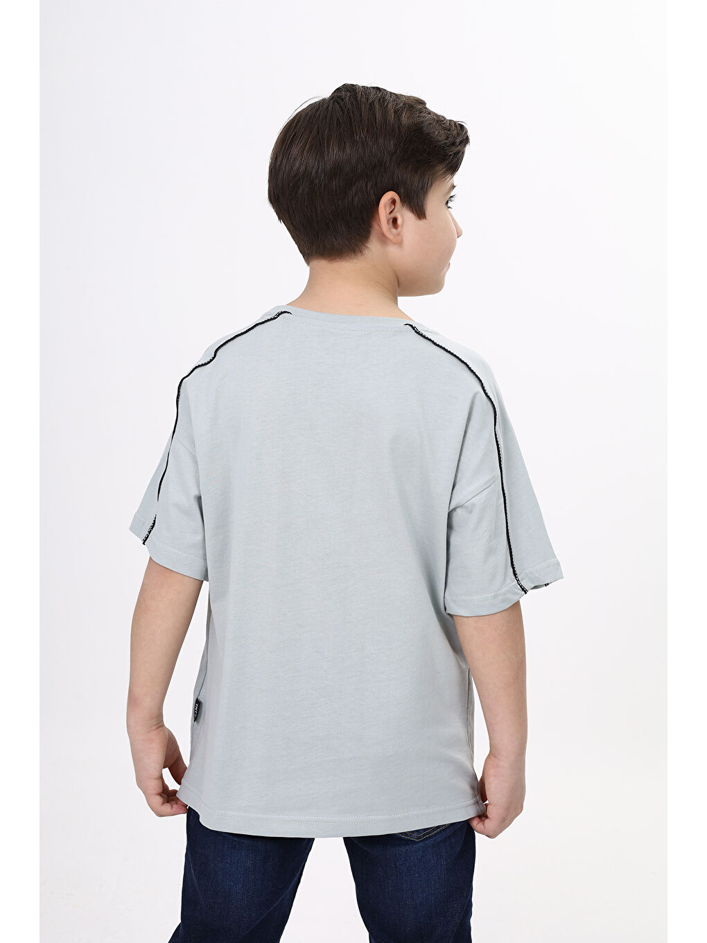 Yeşil Erkek Çocuk Baskılı Tişört-2