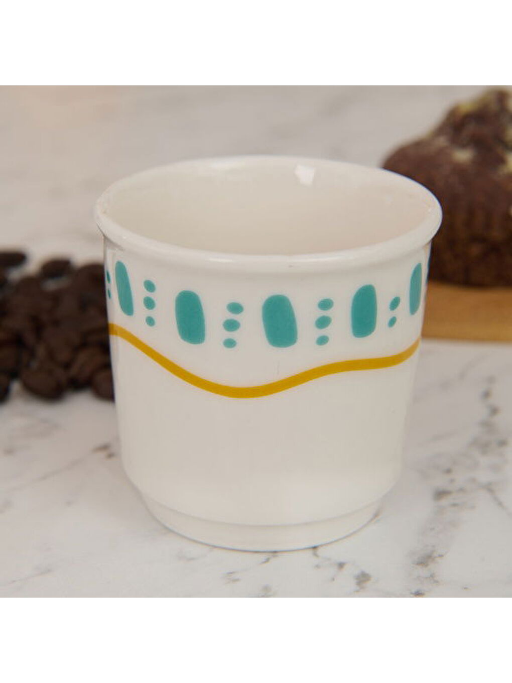 Karışık Kitchen Amour Espresso Fincanı - Renkli - 80 ml-2