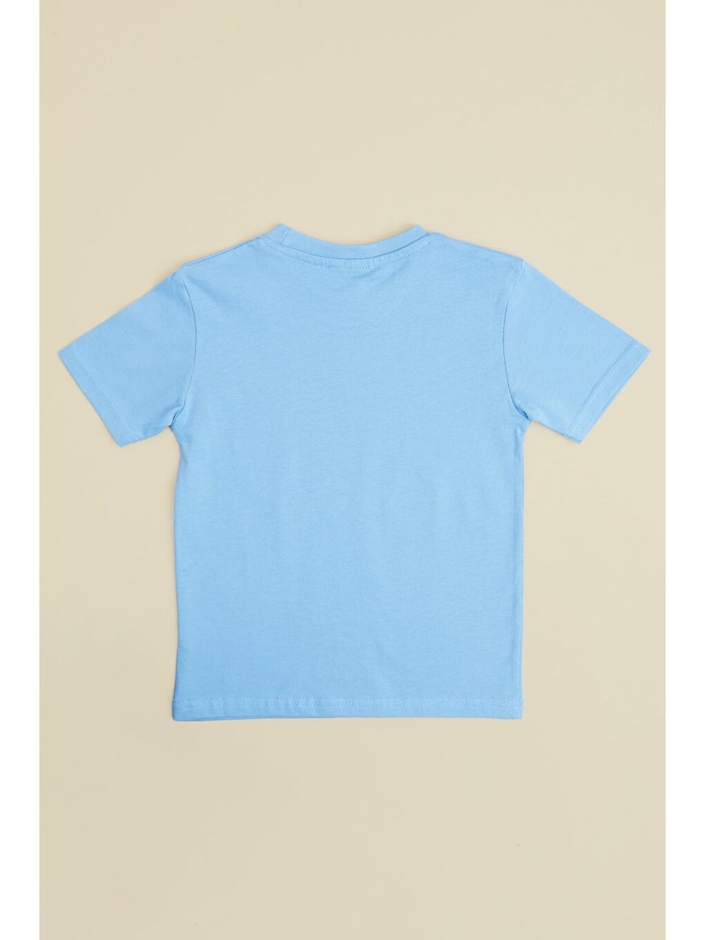 Mavi Köpek Balığı Baskılı Erkek Çocuk Tişört-1