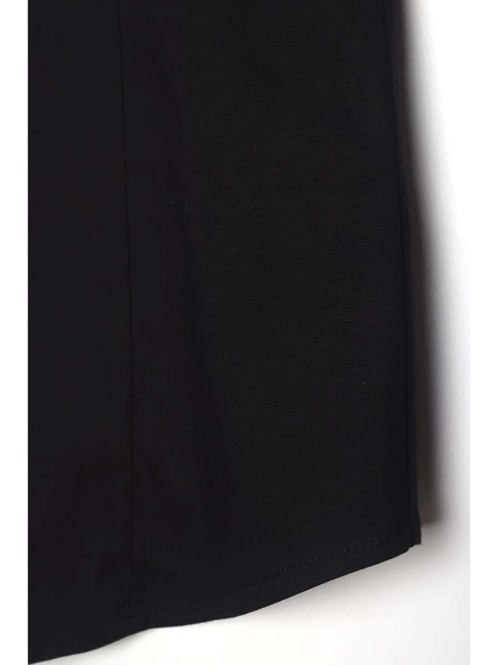 Siyah-Pamuklu Taş Detaylı Gömlek Tunik-5