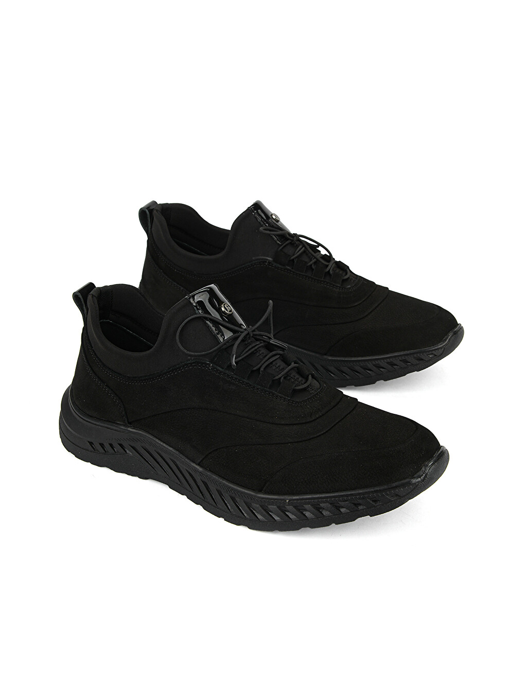 Erkek Hakiki Deri Sneaker 1631037z241012 Siyah-3