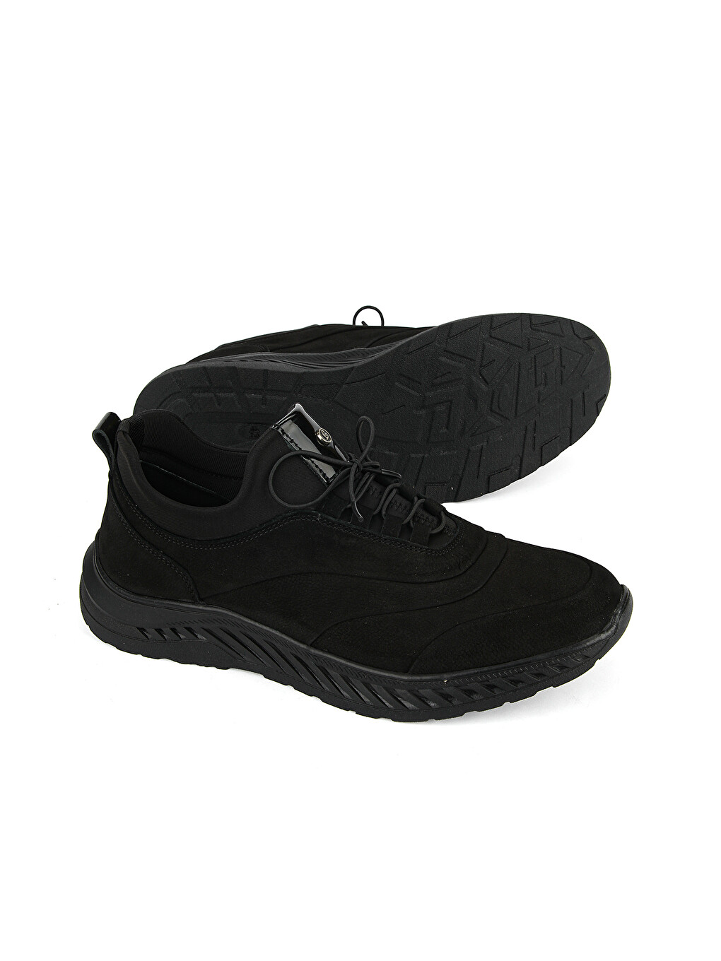 Erkek Hakiki Deri Sneaker 1631037z241012 Siyah-5
