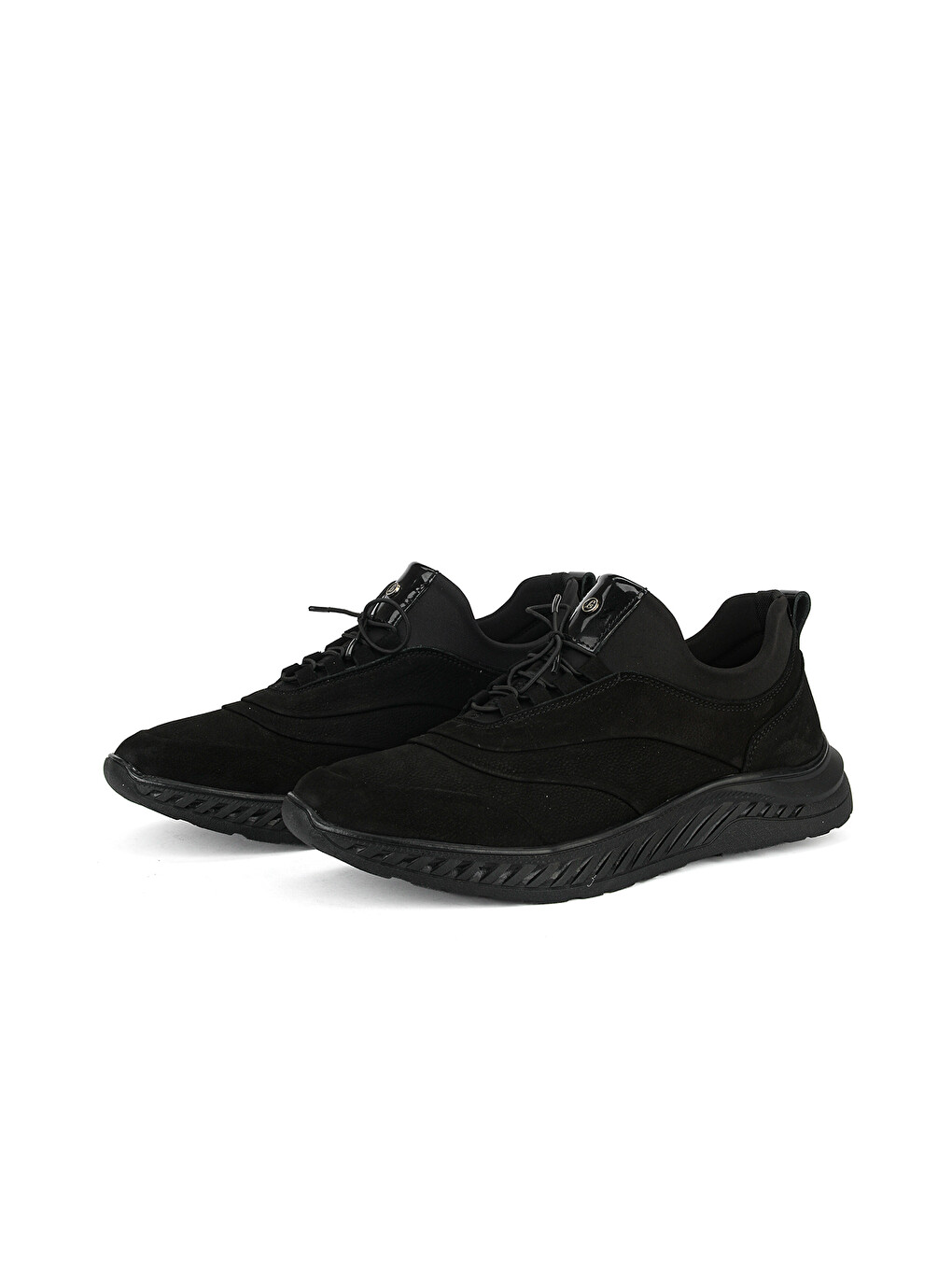 Erkek Hakiki Deri Sneaker 1631037z241012 Siyah-6