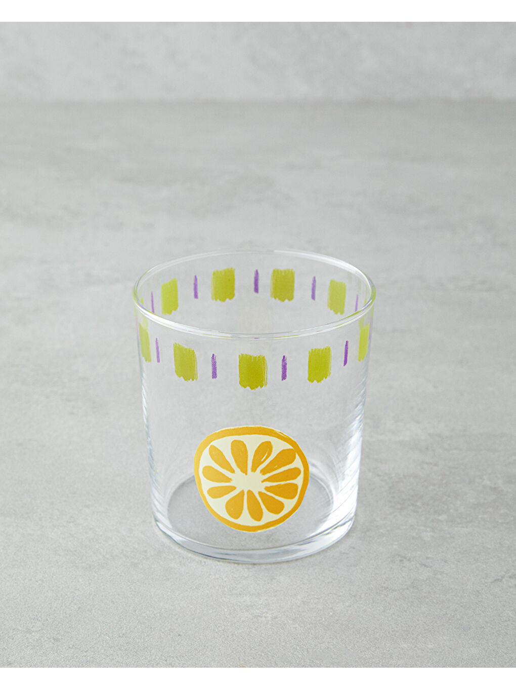Beyaz Fruit Cam 2'li Bardak 380 ml Renkli-2