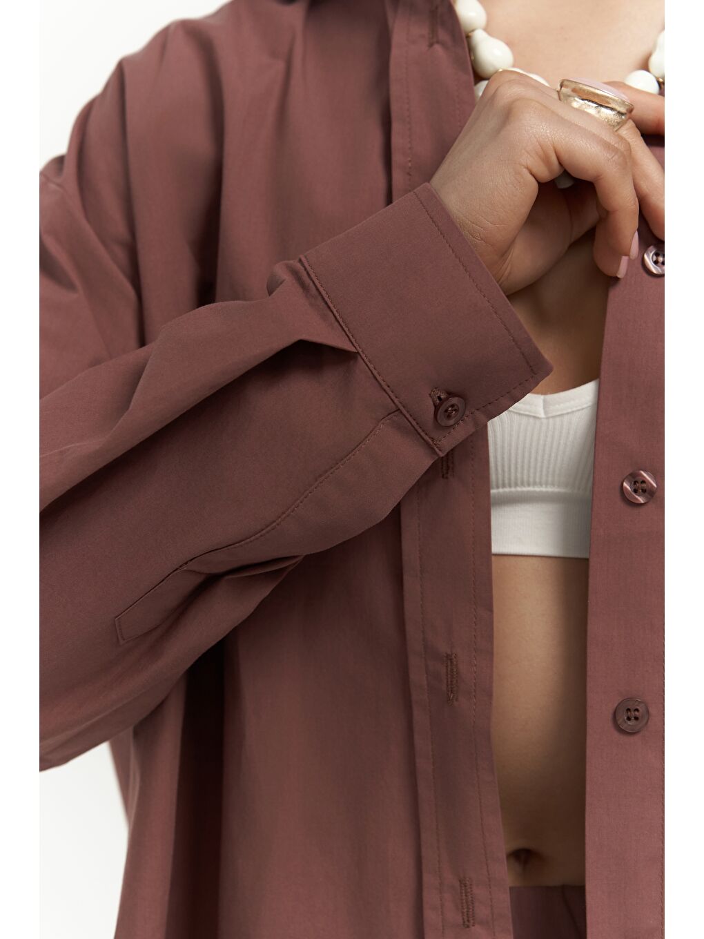 Mirabella Açık Bordo Gömlek Pantolon Takım-7