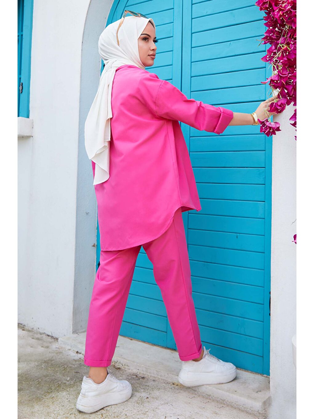 Fuşya Tunık Pantolon İkili Takım Fusya - 27086-4