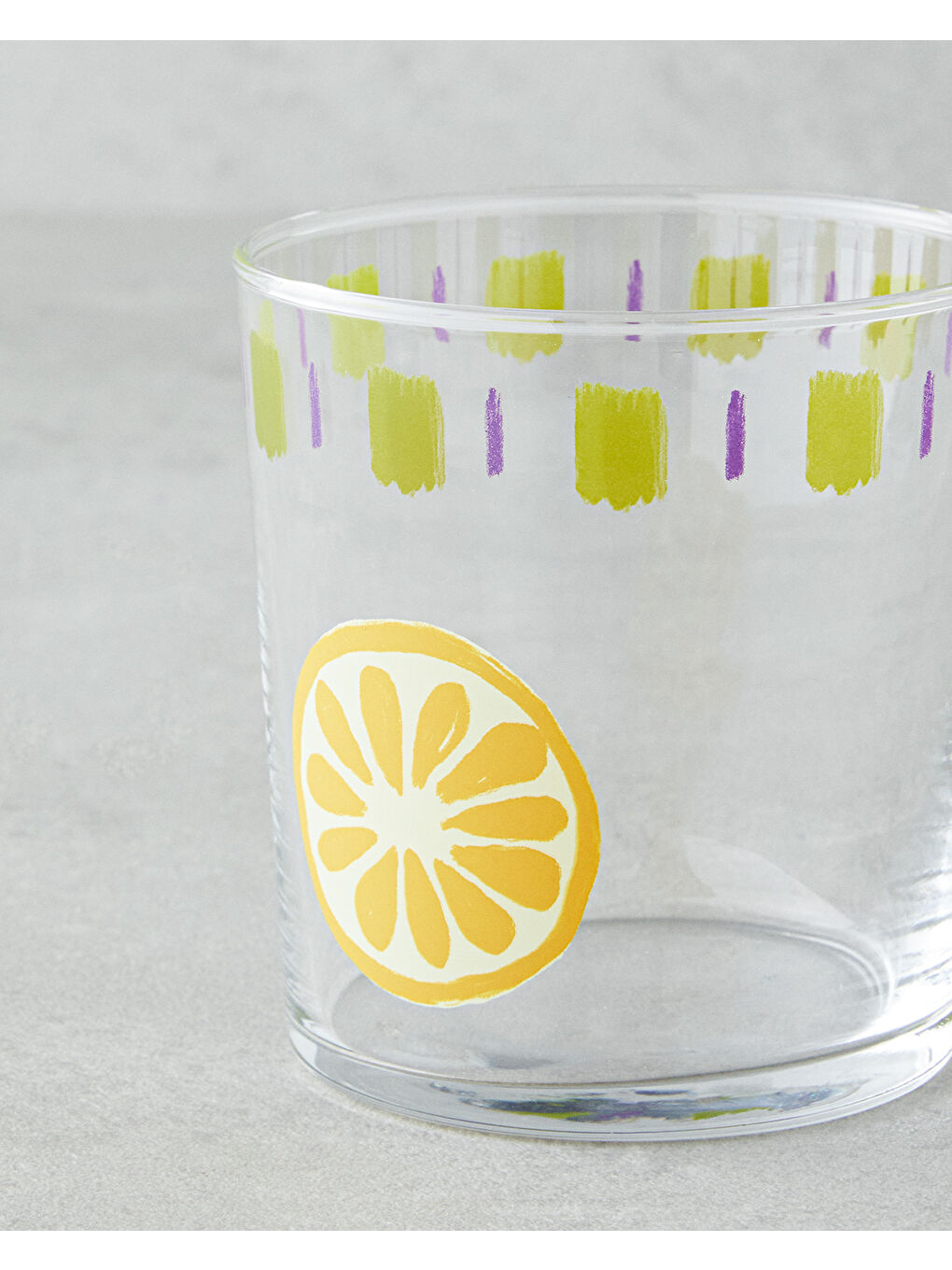 Beyaz Fruit Cam 2'li Bardak 380 ml Renkli-4