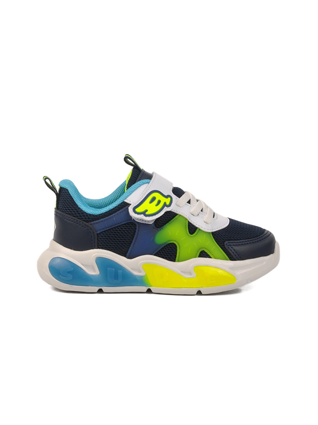 Pepino Lacivert Cırtlı Hafif Unisex Çocuk Spor Ayakkabı 1884 P